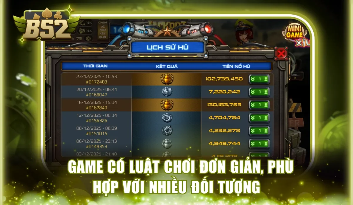 Game có cách chơi đơn giản phù hợp cho mọi đối tượng