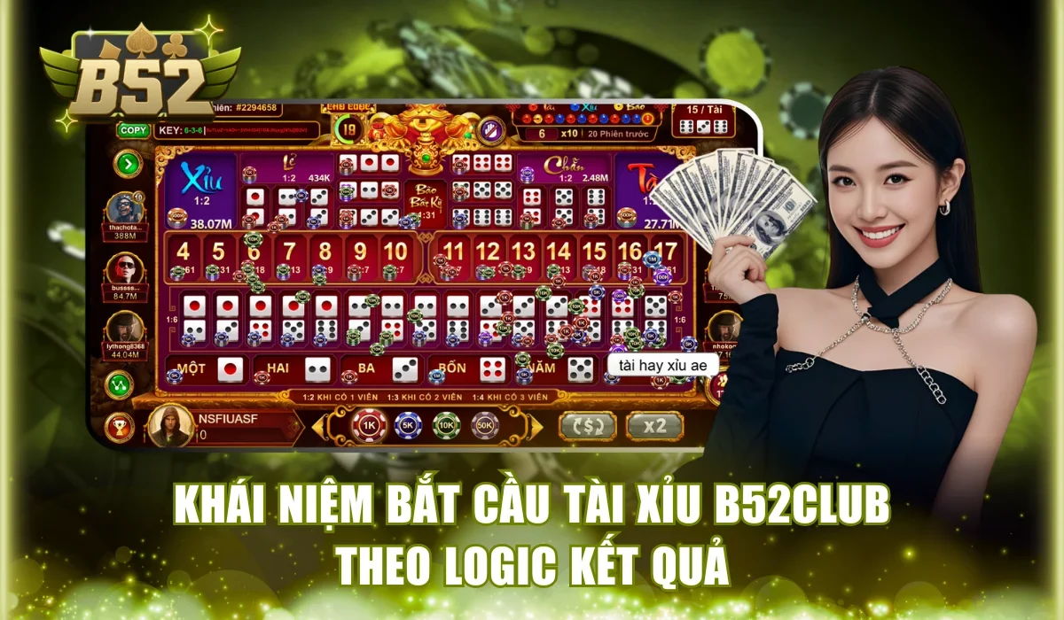 Khái niệm bắt cầu tài xỉu B52Club theo logic kết quả